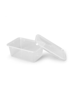 ▷ Envase Rectangular Económico 750 cc PP con Tapa - Envío 24h.