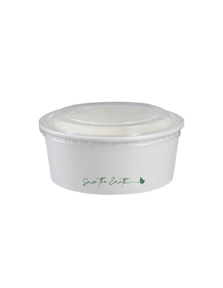✅ Ensaladera de Papel Blanca 500 cc - Envío Gratuito 24h.