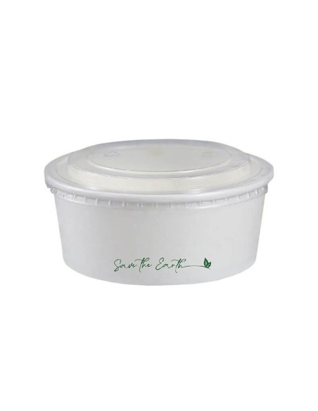 ✅ Ensaladera de Papel Blanca 750 cc - Envío Gratuito 24h.
