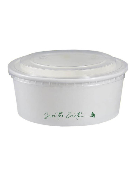 ✅ Ensaladera de Papel Blanca 1.300 cc - Envío Gratuito 24h.