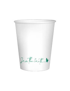 ▶️ Vaso de papel blanco 8 OZ - Envío 24h.
