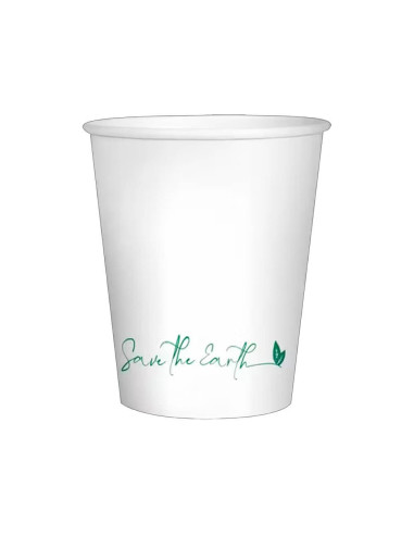 ▶️ Vaso de papel blanco 8 OZ - Envío 24h.
