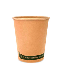 ▶️ Vaso de Cartón Kraft 7 OZ - Envío 24h.