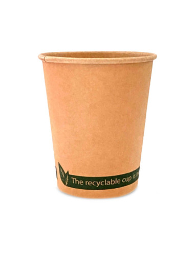 ▶️ Vaso de Cartón Kraft 7 OZ - Envío 24h.