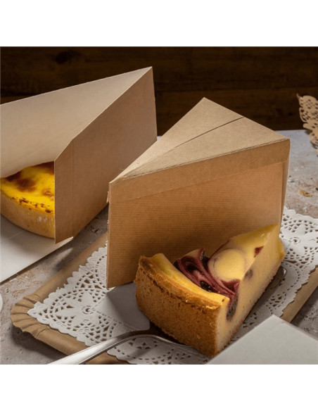 ▷ Caja Triangular Para Tarta de Papel - Envío Gratuito 24h.