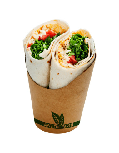 ▷ Vaso Cartón para Fritos y Wraps 500 ml.