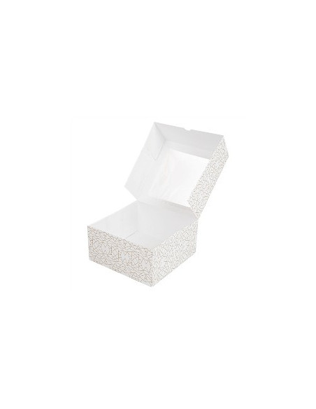 ▷ Caixa para Bolo com Janela 24x24x12cm– Envio Gratuito 24h.