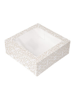 ▷ Caja para Tarta con Ventana 28x28x10cm– Envío Gratuito 24h.