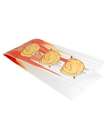 ▷ Bolsa Para Medio Pollo Asado 13+7,5X28 cm  - Envío 24h.