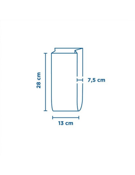 ▷ Saco Para Meio Frango Assado 13+7,5X28 cm - Envio 24h.