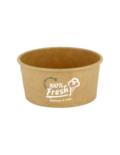 ▷ Pote de Sorvete Marrom 4 OZ 120 ml. - Entrega em 24h.