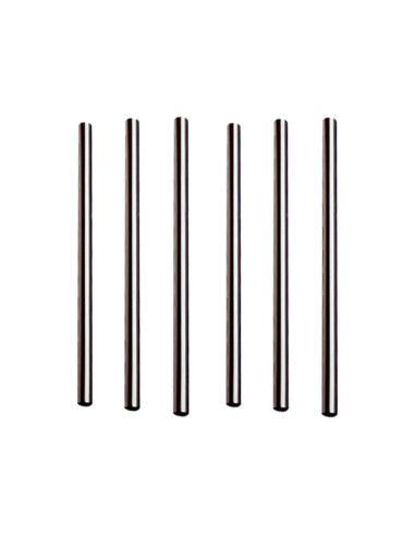 ▷ Pajita Papel Negra Cocktail 120x6 mm - Envío 24h