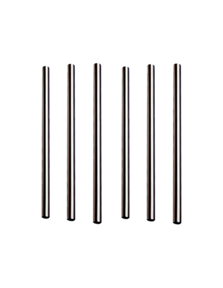 ▷ Pajita Papel Negra Cocktail 120x6 mm - Envío 24h
