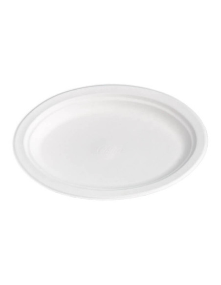 ▷ Plato de Caña de Azúcar Ovalado - Envases del Mediterráneo