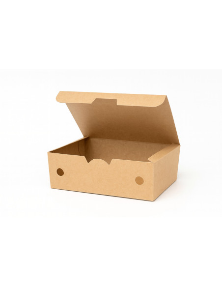 ▶️Caja para fritos Mediana 500 cc 135X85X51mm. (500 Uds.)