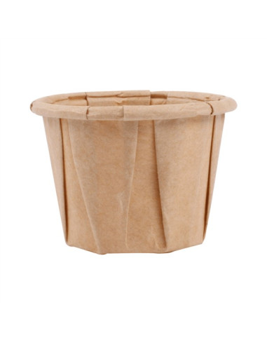 ▷ Salsero de Papel Plisado Kraft 1 Oz/30 ml. - Envío 24h