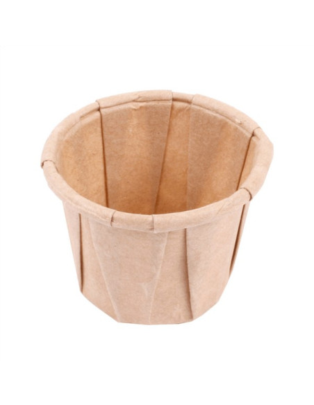 ▷ Salsero de Papel Plisado Kraft 1 Oz/30 ml. - Envío 24h