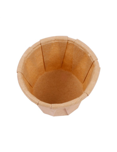▷ Salsero de Papel Plisado Kraft 1 Oz/30 ml. - Envío 24h
