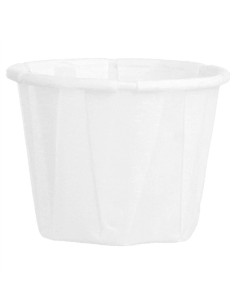▷ Comprar Tarrinas Papel Plisado 100 cc Blancas - Envío 24H.