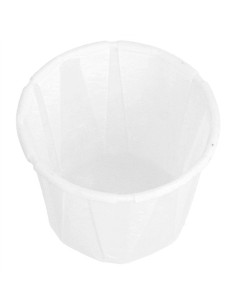 ▷ Comprar Tarrinas Papel Plisado 100 cc Blancas - Envío 24H. 2