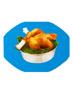 ▷ Tapa Cartón Económica para Envases para Pollo a la Brasa 2600cc - Envío 24h.