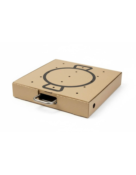 ✅ Caixas para Transportar Paellas Marrom 50x50 cm - Envio Gratuito 24h.