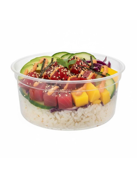 ▷ Envase Redondo PET 355ml/12 Oz.| Bowl para smoothies & açaí - Envío 24h.✅✅
