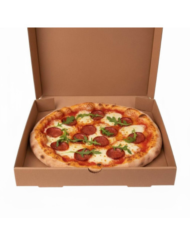 ? Cajas para Pizza con Diseño 26x26x4 cm. | Envases para Pizzerías.