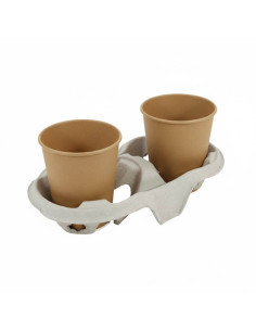 ▷ Portavasos de Cartón para Llevar 2 Bebidas - Envío 24h.✅✅ 2