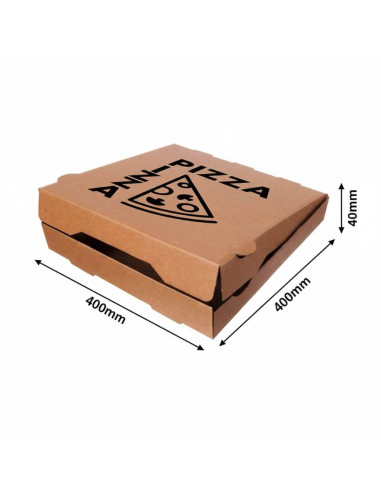 ? Cajas para Pizza con Diseño 40x40x4 cm. | Envases para Pizzerías.