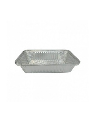 ▷ Pack Envase de Aluminio Rectangular 980 cc + Tapa - Envío 24h.