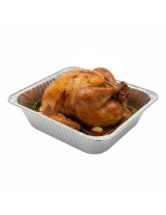 ▷  Bandeja de Aluminio Gran Volumen con Tapa / Pavo / Envío 24 h. 2