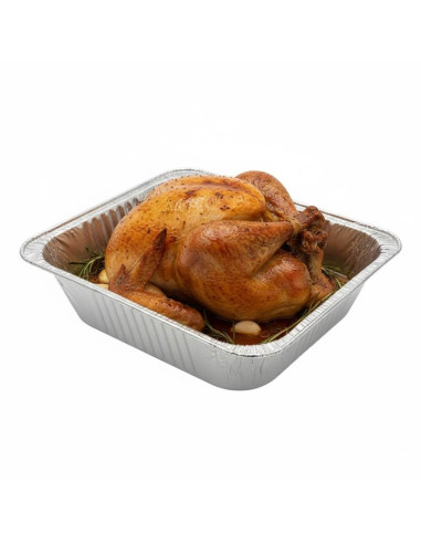 ▷  Bandeja de Aluminio Gran Volumen con Tapa / Pavo / Envío 24 h.