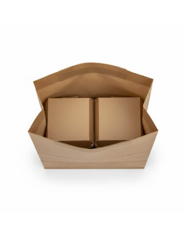 ▷ Bolsa de Papel Kraft Sin Asas 25+15X43,5 cm - Envío 24h.
