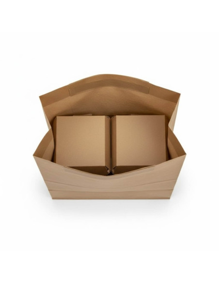 ▷ Bolsa de Papel Kraft Sin Asas 25+15X43,5 cm - Envío 24h.