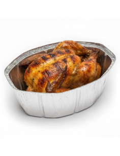 ▷ Embalagens de Alumínio para Frango na Brasa 2600 cc - Envio 24 h. 2
