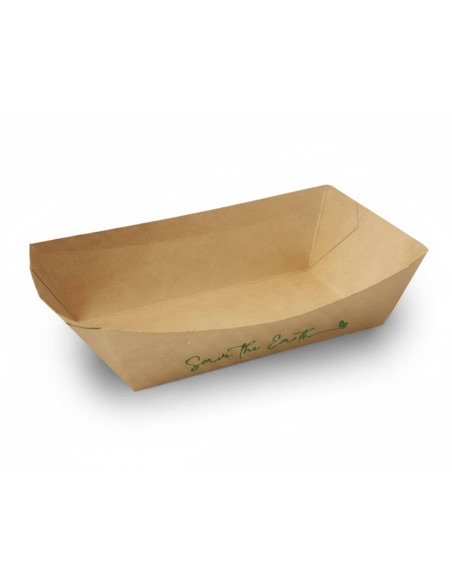 Bandeja de Papel Biodegradable 400 cc - Envío Gratuito 24 horas.