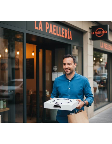 ✅ Caixas para Transportar Paelhas 40x40 cm - Envio Gratuito 24h.