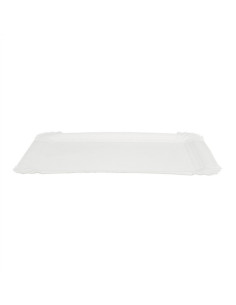 ?️Bandeja de Cartón Blanca 22x28 cm | Bandejas desechables 2