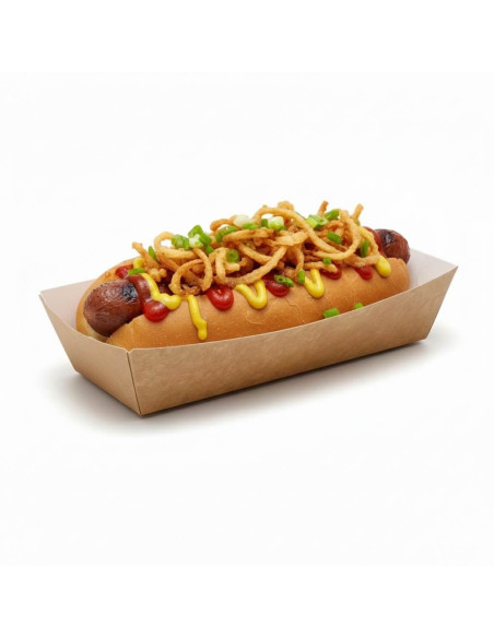 ? Bandeja Papel Hot Dog 17×55×4 cm | Envases Hot Dogs