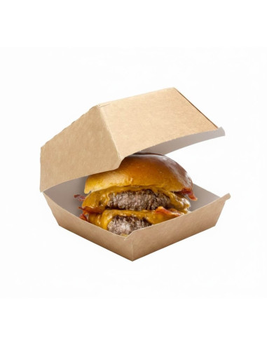 ? Caixa para Hambúrguer em Cartão 12x12x8,5 cm | Embalagens para Burgers