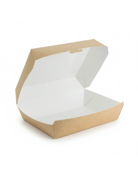 ? Caja Hamburguesa Cartón 12x12x8,5 cm | Envases para Burgers