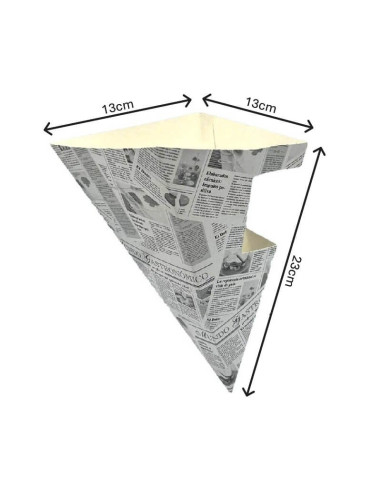 ?Envase para Churros Cartón 130×130×230 mm | Envases para Churrerías