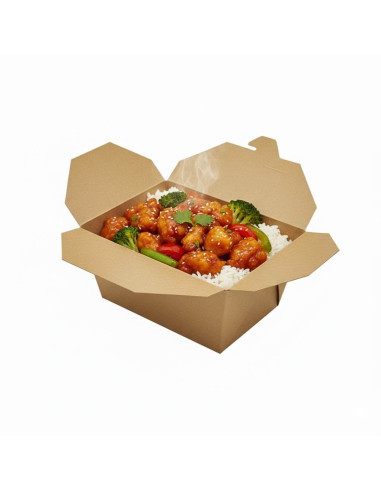✅ Caja Americana de Papel Kraft 2.000 cc - Envío 24 h.