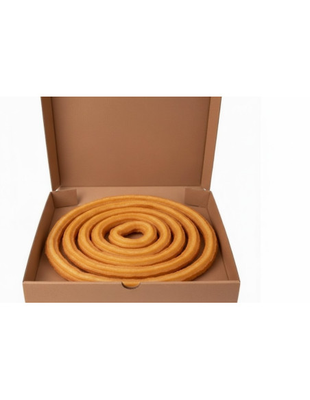 ▶️Caixa para pizza biodegradável Kraft 330x330x40mm (100 Unidades)