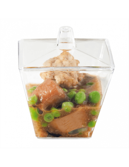 ▷ Recipiente de Plástico para Catering + Tampa - Envio 24h.