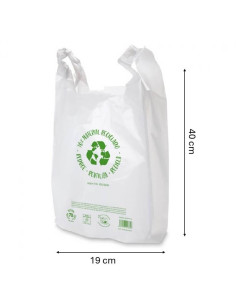 ▷ Bolsa de Plástico con Asas 30x40 cm. Económicas - Envío 24h. 2