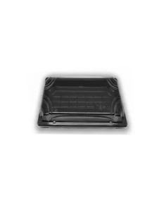 ? Bandeja Sushi Negra con tapa 140X80X20 mm. Envío 24h | ?