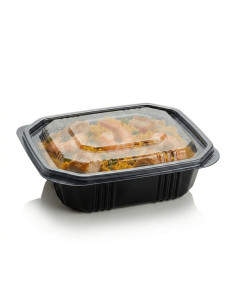 ▷ Envase Plástico para Microondas Negro 1.000 cc - Envío 24h. 2