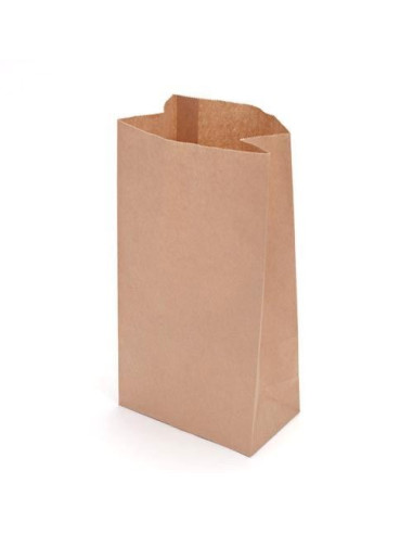 ▷ Bolsa de Papel Kraft Sin Asas Americana 18X10X34 cm - Envío 24h.